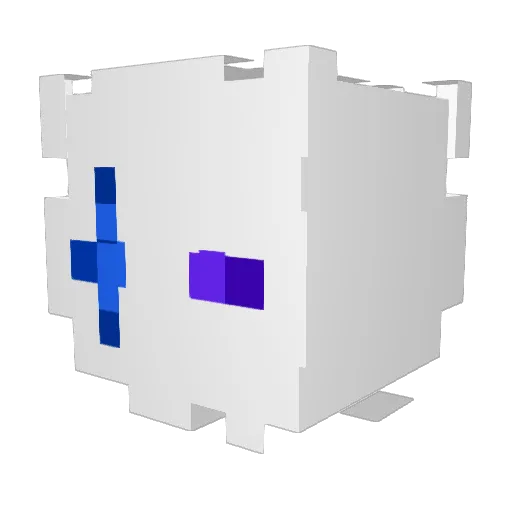 Hallow_29 Minecraft avatar head, 3D render