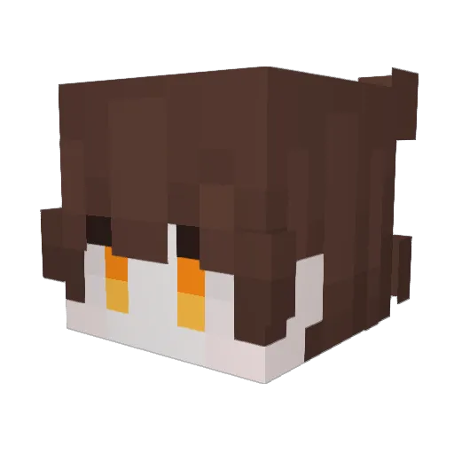 HallowedMold900 Minecraft avatar head, 3D render
