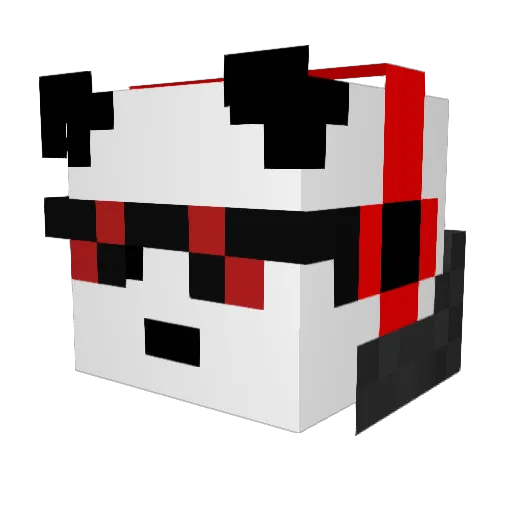 HallsBR Minecraft avatar head, 3D render