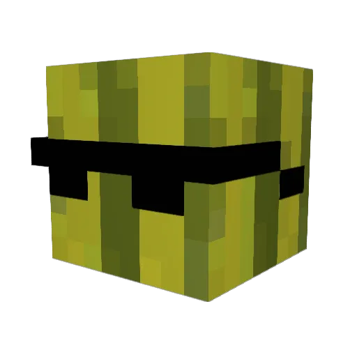 HallsOfIce Minecraft avatar head, 3D render