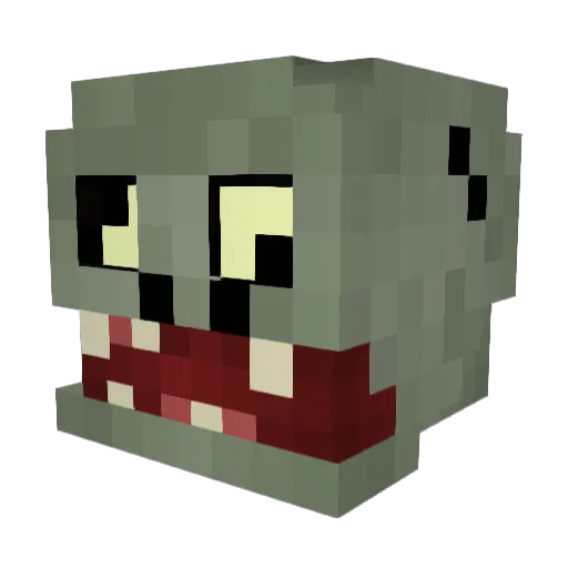 HallyTho Minecraft avatar head, 3D render