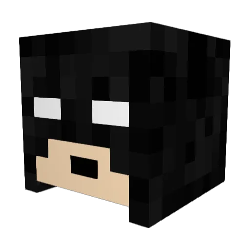 HallyVally Minecraft avatar head, 3D render