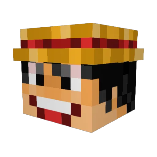 Halo4Everr Minecraft avatar head, 3D render