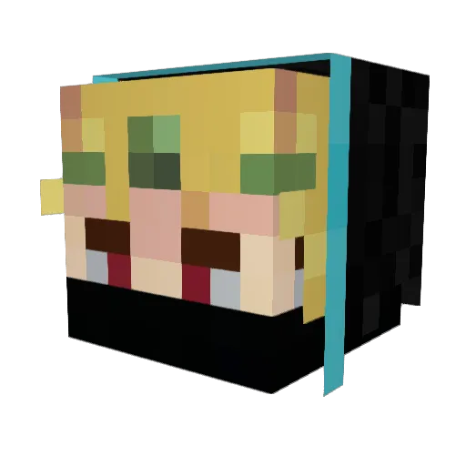 Halo5304 Minecraft avatar head, 3D render