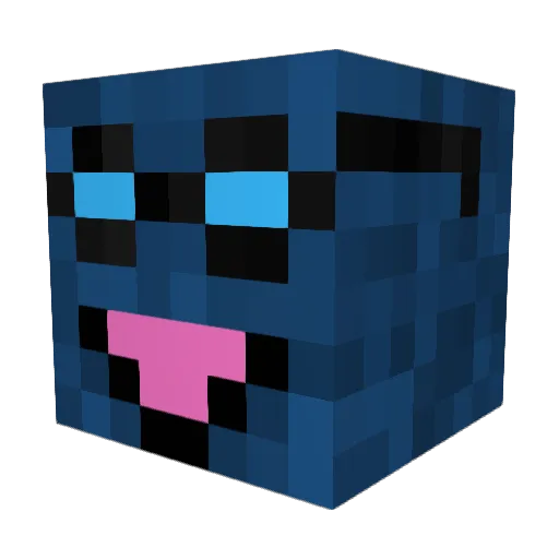 HaloIsLife Minecraft avatar head, 3D render