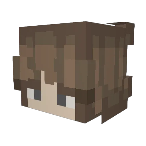 HaloNyx Minecraft avatar head, 3D render