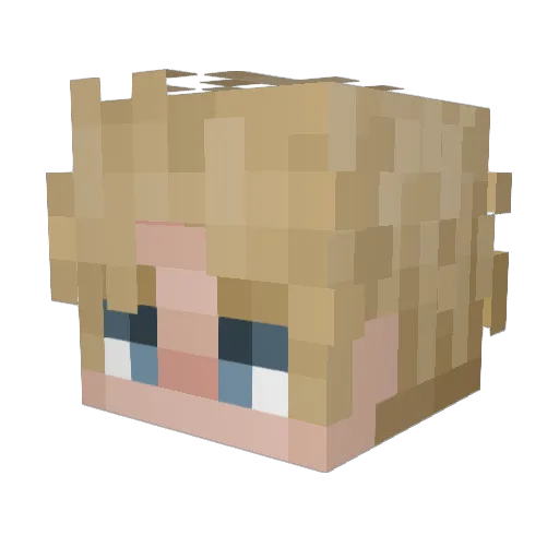 HaloRecon254 Minecraft avatar head, 3D render