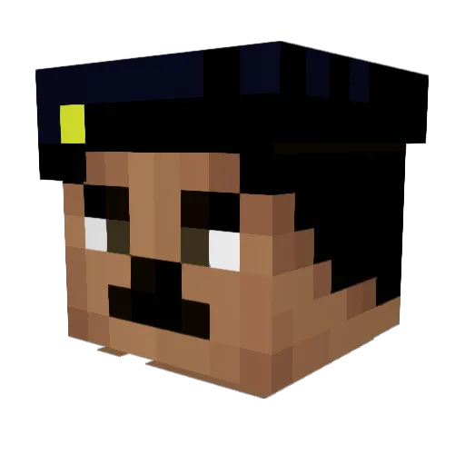HaloSpartan227 Minecraft avatar head, 3D render