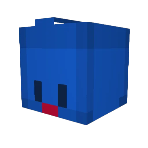 Halo_neesan Minecraft avatar head, 3D render