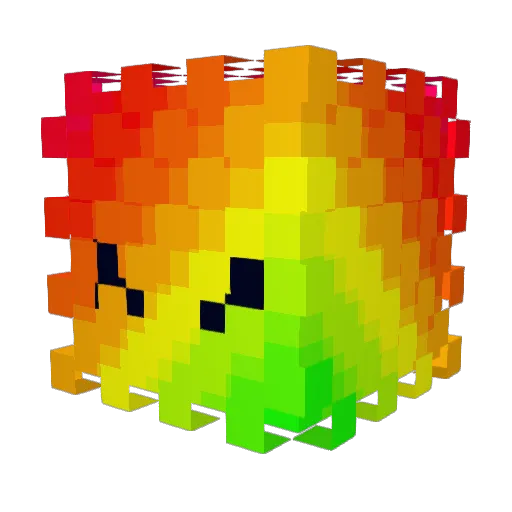 Halonna Minecraft avatar head, 3D render