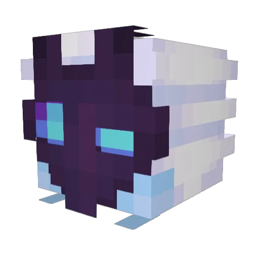 HalosGrasp Minecraft avatar head, 3D render