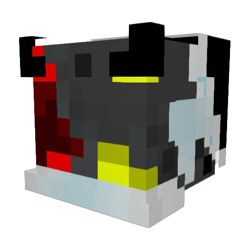 Halowar05 Minecraft avatar head, 3D render