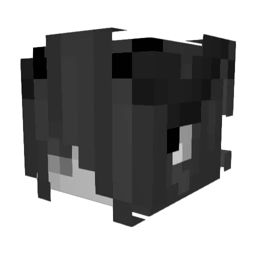 Halox_cc Minecraft avatar head, 3D render