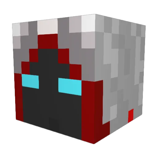 Haltair1 Minecraft avatar head, 3D render