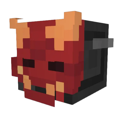 HaltingHorak Minecraft avatar head, 3D render