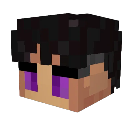 Haltur Minecraft avatar head, 3D render