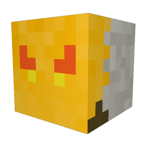 Halvarr Minecraft avatar head, 3D render