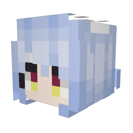 Halyavshik Minecraft avatar head, 3D render