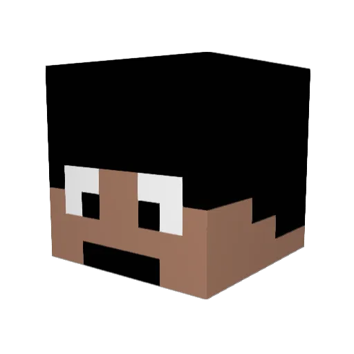 Ham05Emon Minecraft avatar head, 3D render