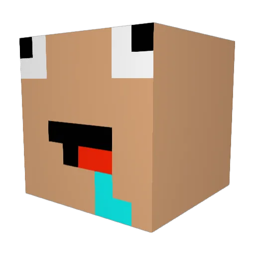 Ham1888 Minecraft avatar head, 3D render