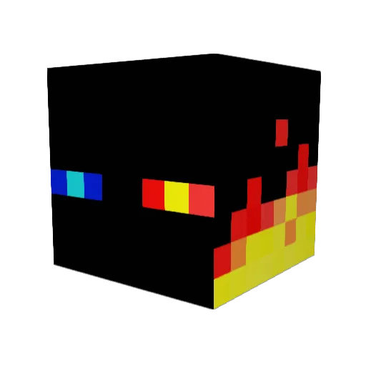 HamNCheeseFrank Minecraft avatar head, 3D render