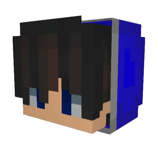 HamTer32121 Minecraft avatar head, 3D render