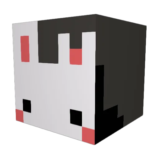 Ham_Actor Minecraft avatar head, 3D render