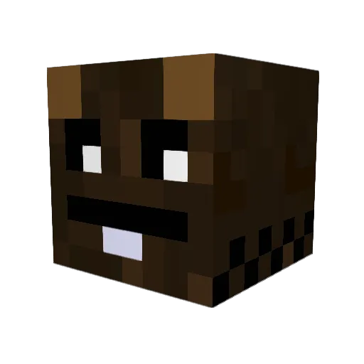 Ham_Squared Minecraft avatar head, 3D render