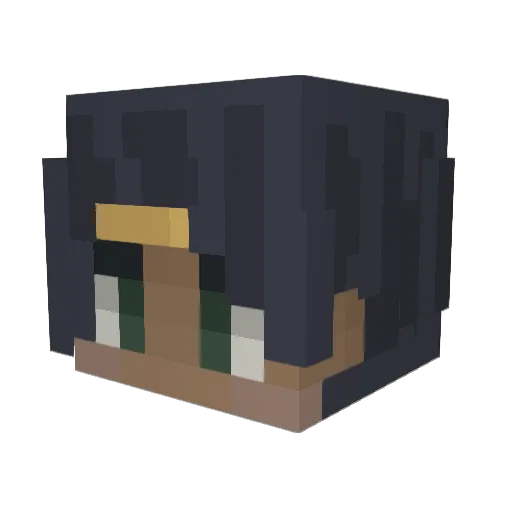 Ham_Vevo Minecraft avatar head, 3D render