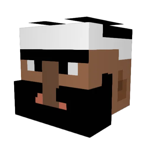 Ham___Ham Minecraft avatar head, 3D render