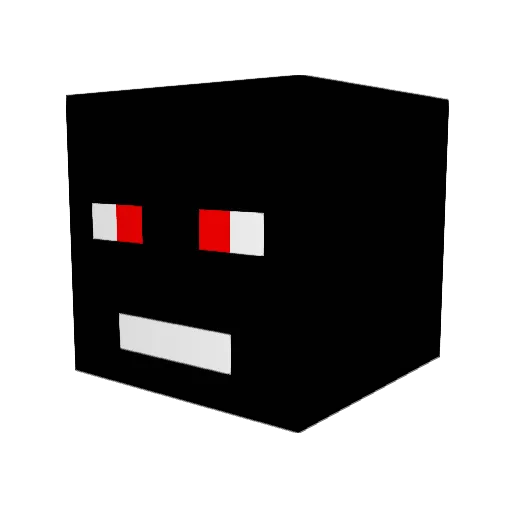 Hamba01 Minecraft avatar head, 3D render