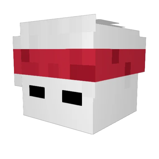 Hambi2016 Minecraft avatar head, 3D render
