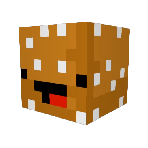 Hamburger113 Minecraft avatar head, 3D render