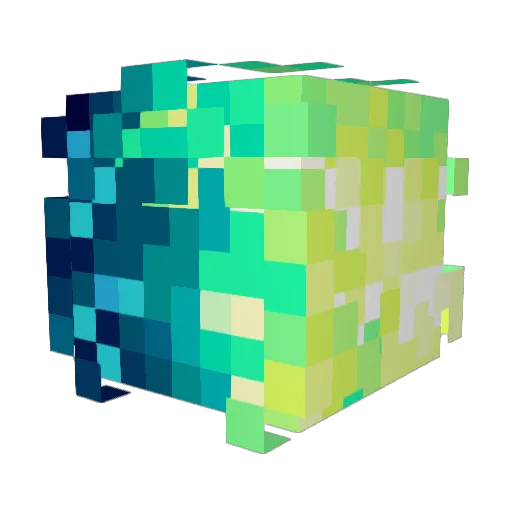 HamburgerMzz Minecraft avatar head, 3D render