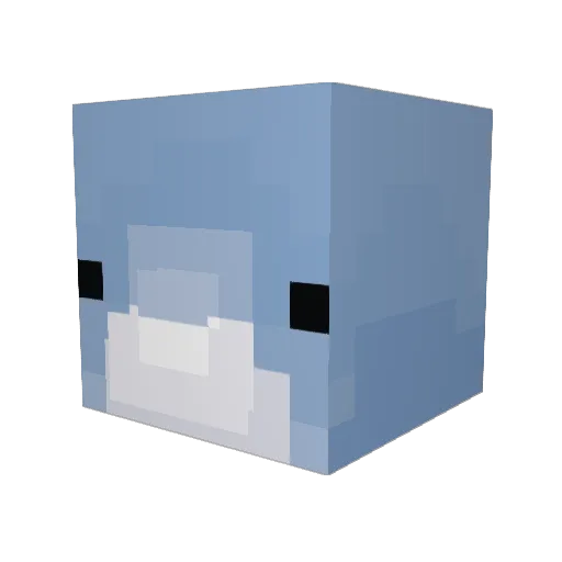 Hamdila Minecraft avatar head, 3D render