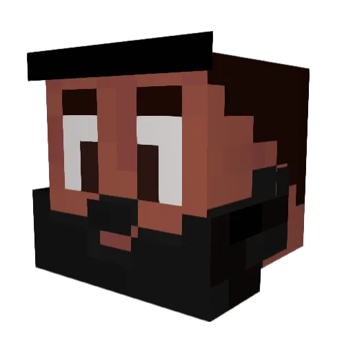 HamedPro3D Minecraft avatar head, 3D render