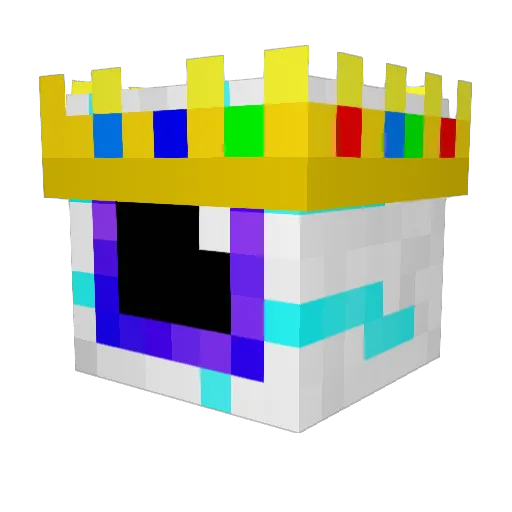 Hamer012 Minecraft avatar head, 3D render