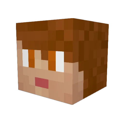 HamerHead914 Minecraft avatar head, 3D render
