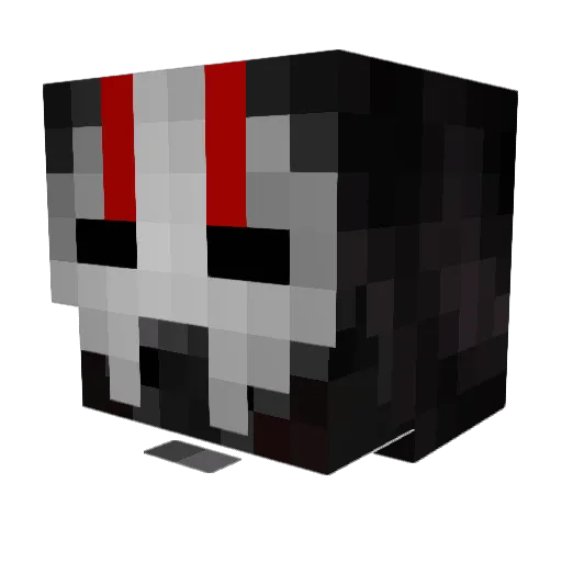 Hamerod Minecraft avatar head, 3D render
