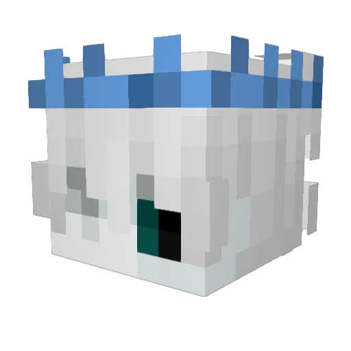 HamesG Minecraft avatar head, 3D render