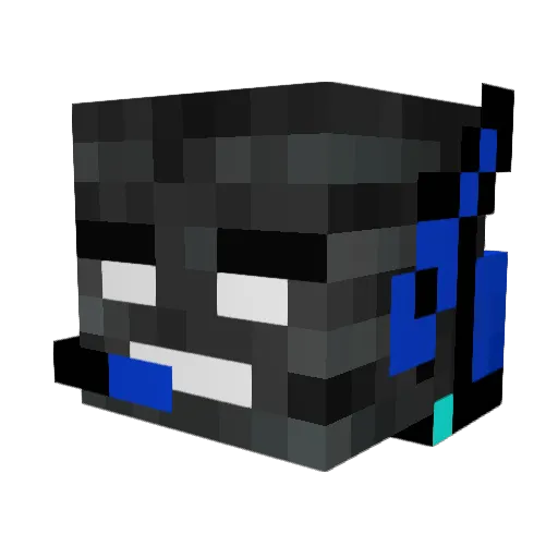 Hames_Dametraz Minecraft avatar head, 3D render
