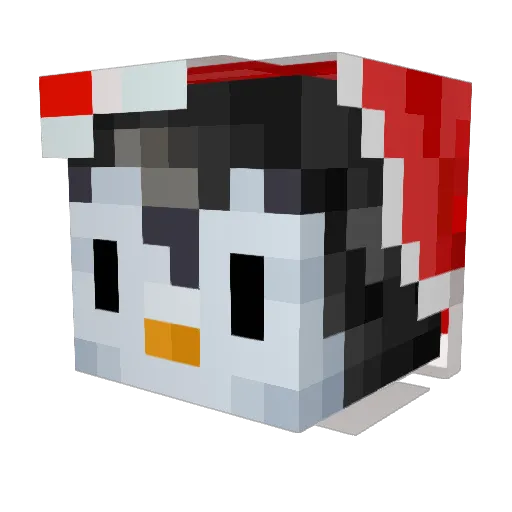 Hami0711 Minecraft avatar head, 3D render