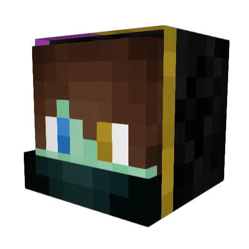 Hami_MC Minecraft avatar head, 3D render