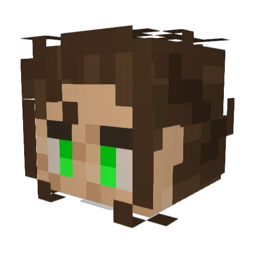 Hamilton0818 Minecraft avatar head, 3D render