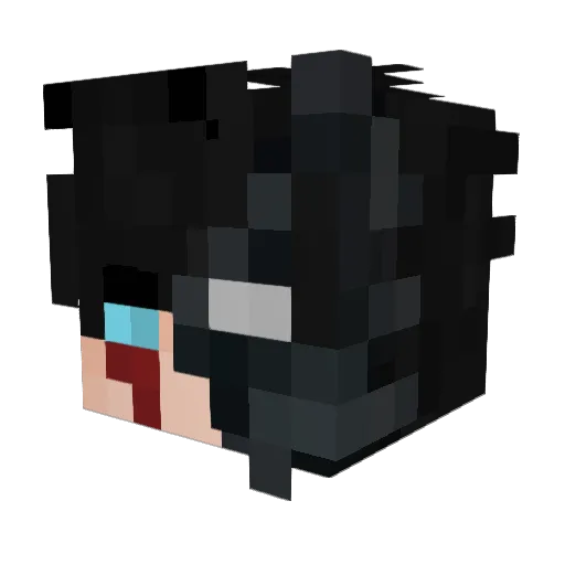 HamkMcp Minecraft avatar head, 3D render