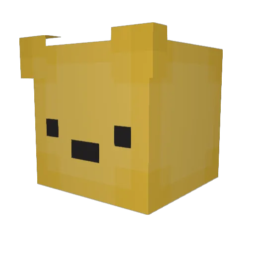 Hamletdoesmc Minecraft avatar head, 3D render
