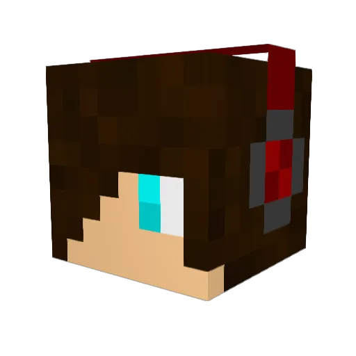 Hammer913 Minecraft avatar head, 3D render