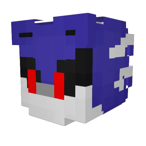Hammer97 Minecraft avatar head, 3D render