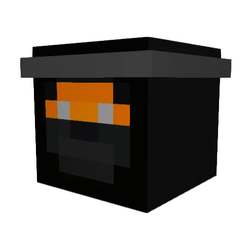 HammerPig99 Minecraft avatar head, 3D render