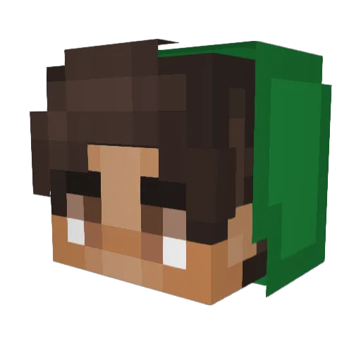 Hammer_Mill Minecraft avatar head, 3D render